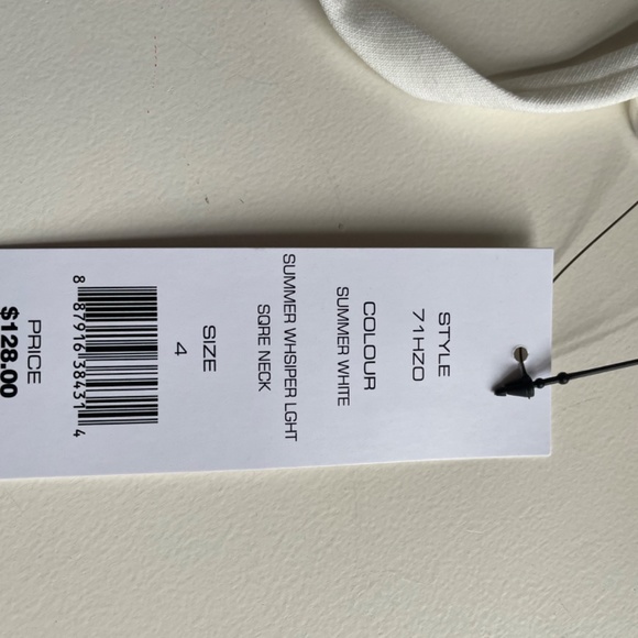 NEVER WORN NWT French Connection 71hzo Summer White Square Neck Dress - Picture 5 of 11